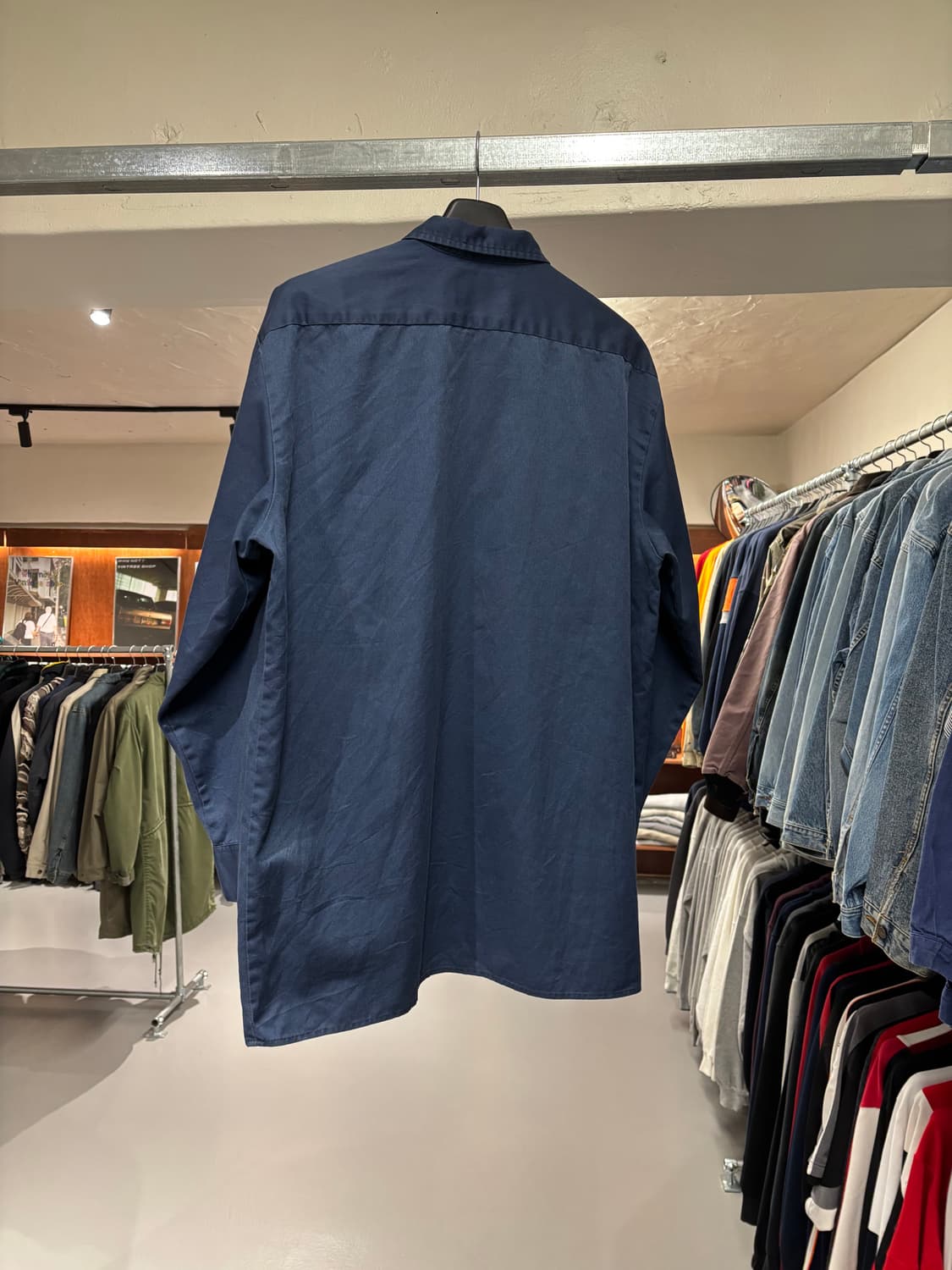 디키즈 워크 셔츠(블루)   상품이미지9