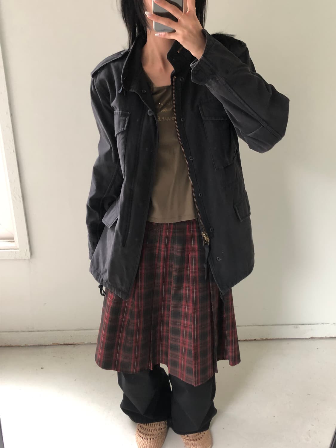 일본빈티지 블랙 필드자켓 상품이미지1