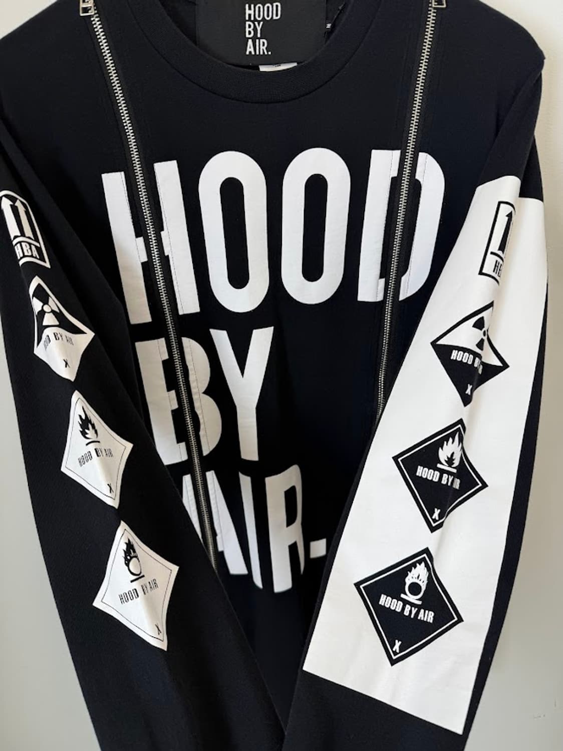 후드바이에어HBA 더블지퍼 롱슬리브 상품이미지3