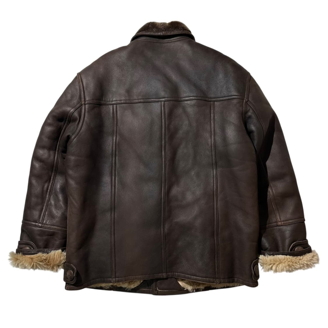 그리핀 램스킨 시어링 무스탕 싱글 자켓 상품이미지3