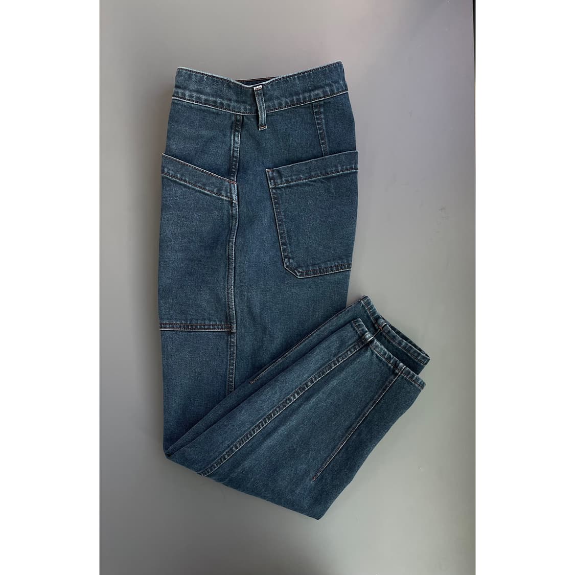 [28] 베로니카 비어드 하이라이즈 베럴레그 크롭 데님 팬츠 상품이미지3