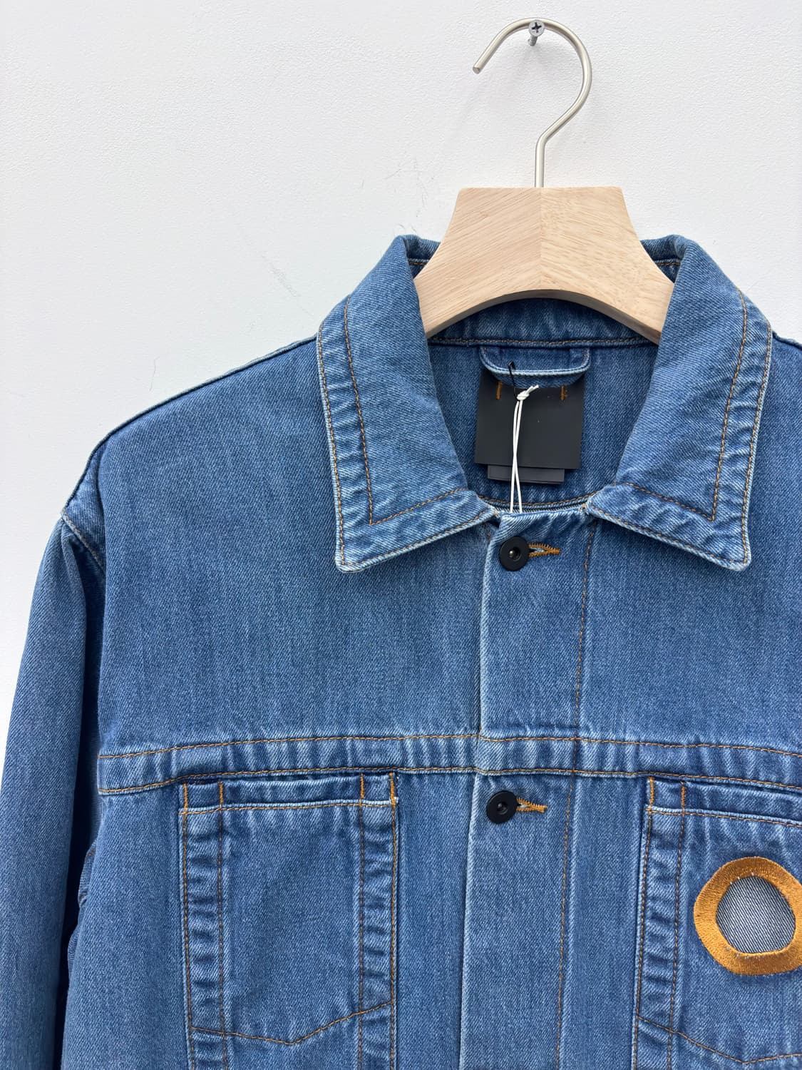 BLUE BLEACHED DENIM JACKET 상품이미지2