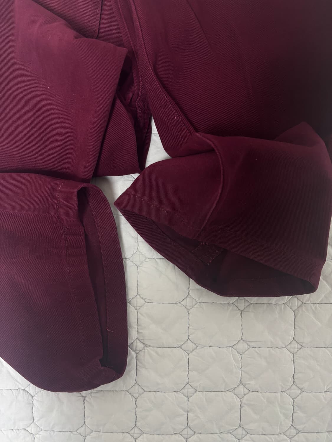 [M] 밀로 아카이브 리플렉트 커브드 팬츠 버건디 상품이미지7