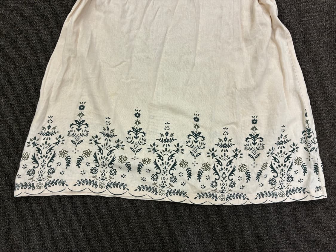 OS)Japanese vintage 여성 에스닉 패턴 나시 원피스 상품이미지3