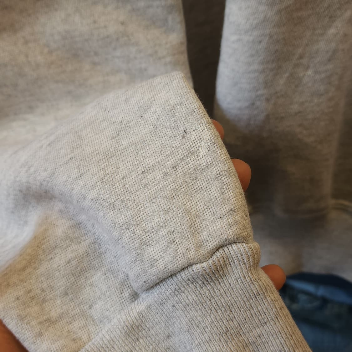 90s 헤인즈 빈티지 스웻셔츠 플레인 스웻셔츠 오트밀 화이트 xxl 상품이미지9