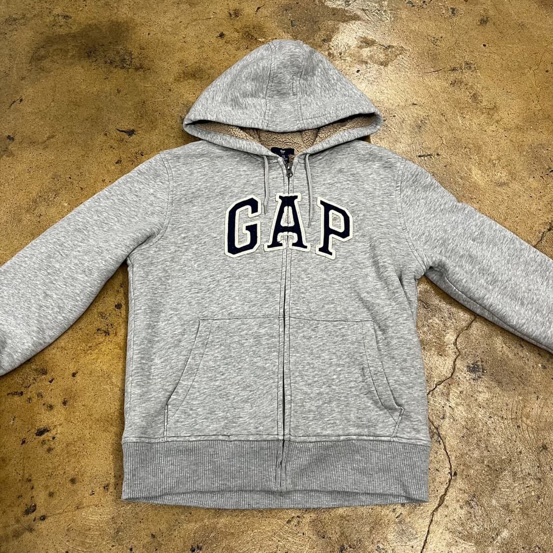 갭 양털 뽀글이 후드집업 상품이미지3