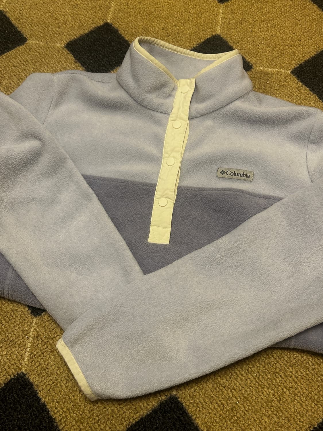 컬럼비아 빈티지 반집업 플리스 상품이미지1