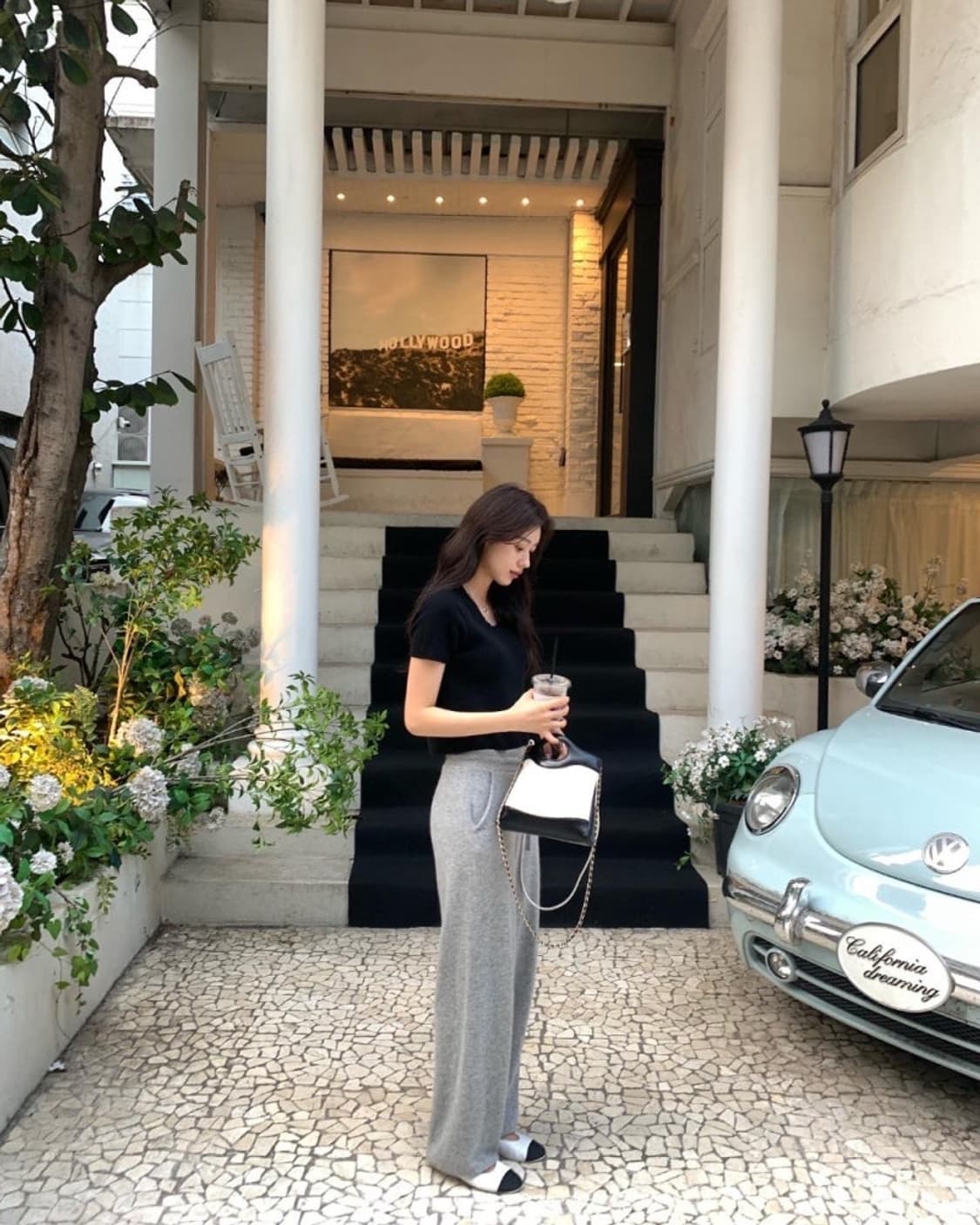 르플레인 니트 팬츠 그레이 (short) 상품이미지3