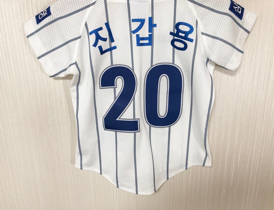 KBO 삼성라이온즈 (왕조) 홈유니폼/져지 3호(세) #20 진갑용 상품이미지10