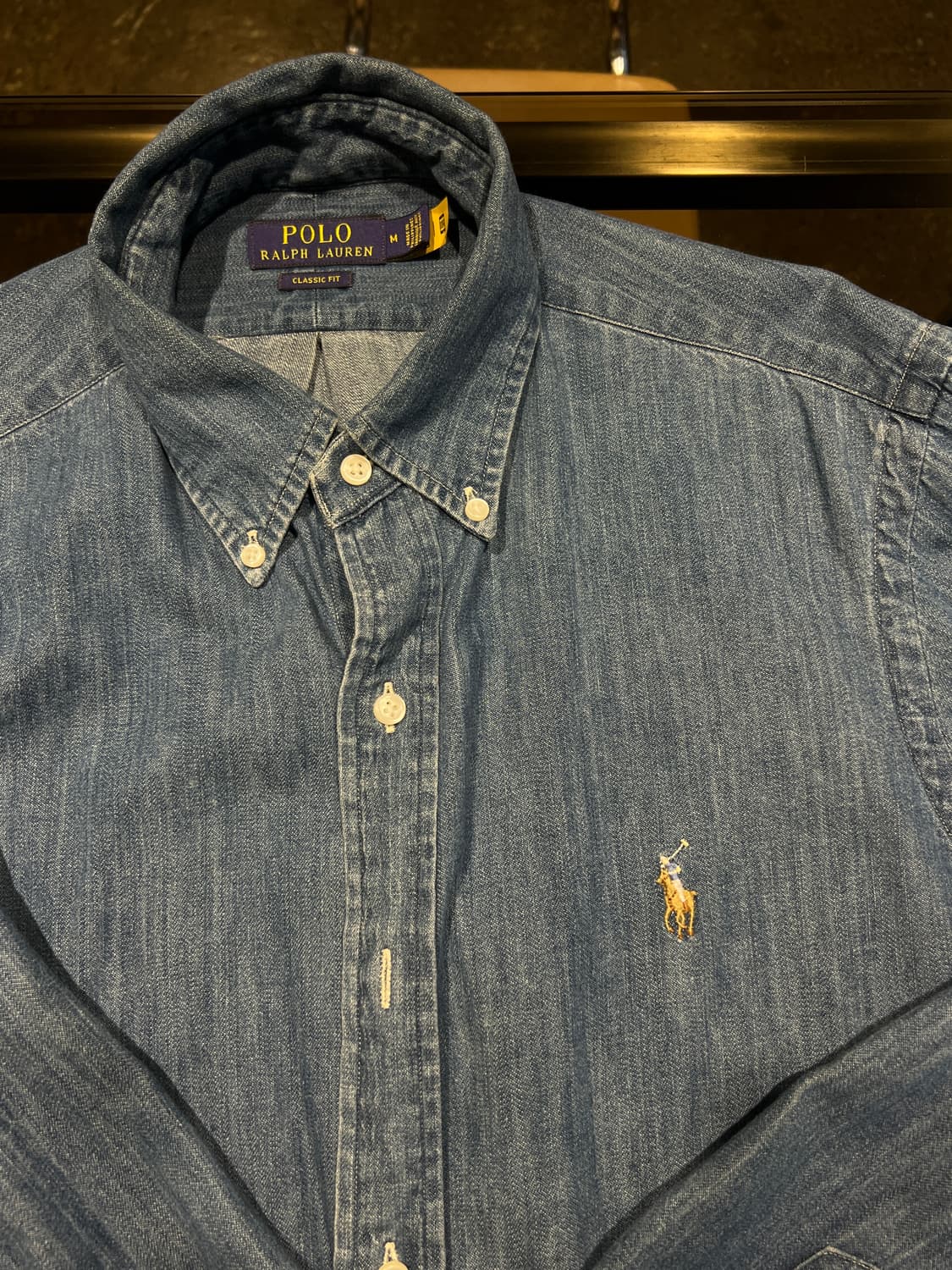 폴로) 청셔츠 남성 m 사이즈 상품이미지1