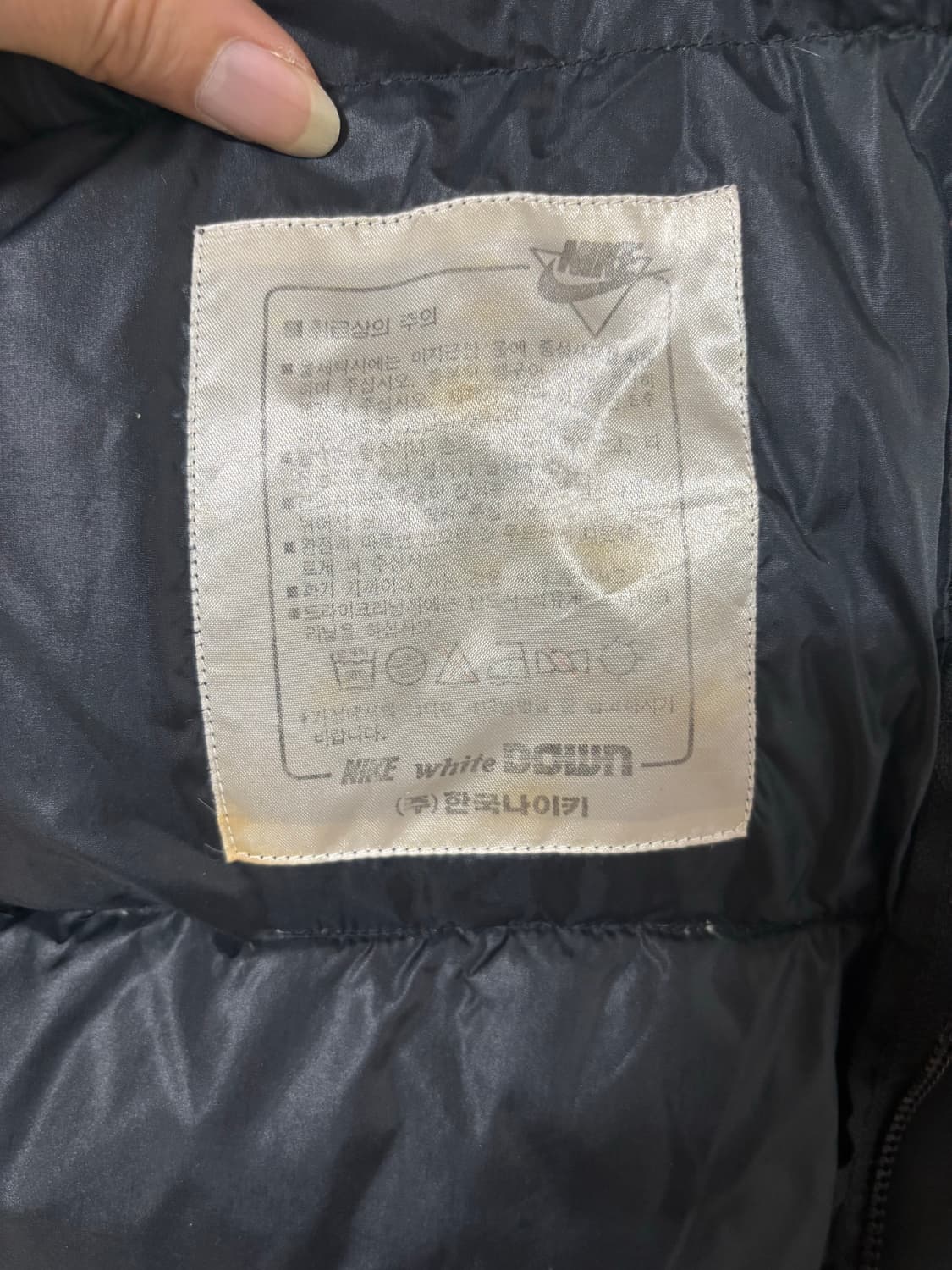 80s 나이키 블랙 패딩 점퍼 상품이미지8