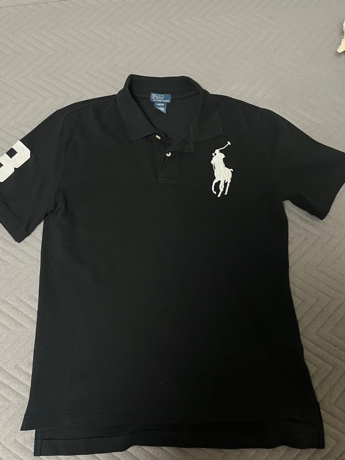 폴로 빅포니 반팔 카라티 블랙 M 상품이미지1