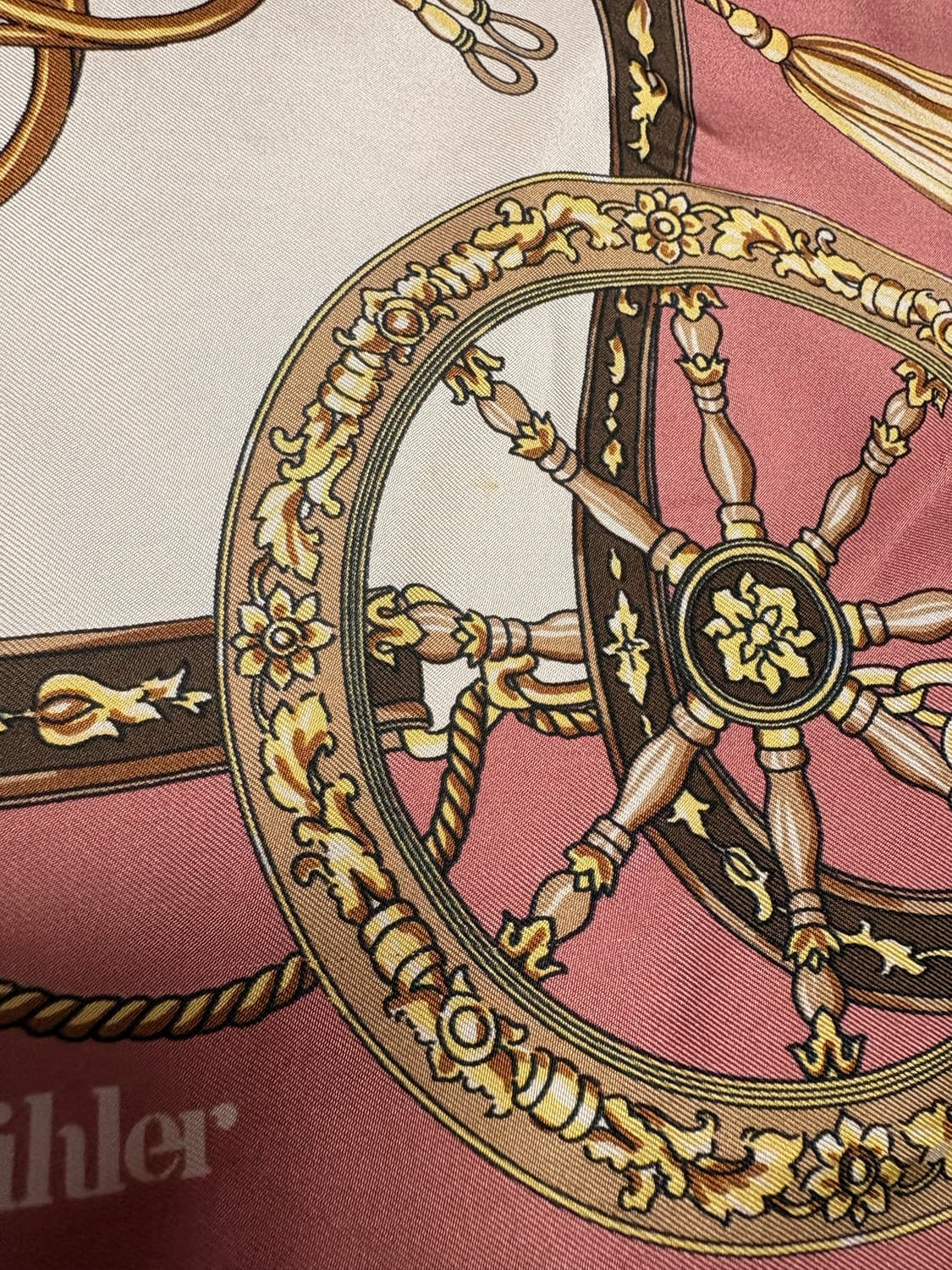 Felix Bühler 펠릭스 뷰흘러 빈티지 실크 스카프 상품이미지9