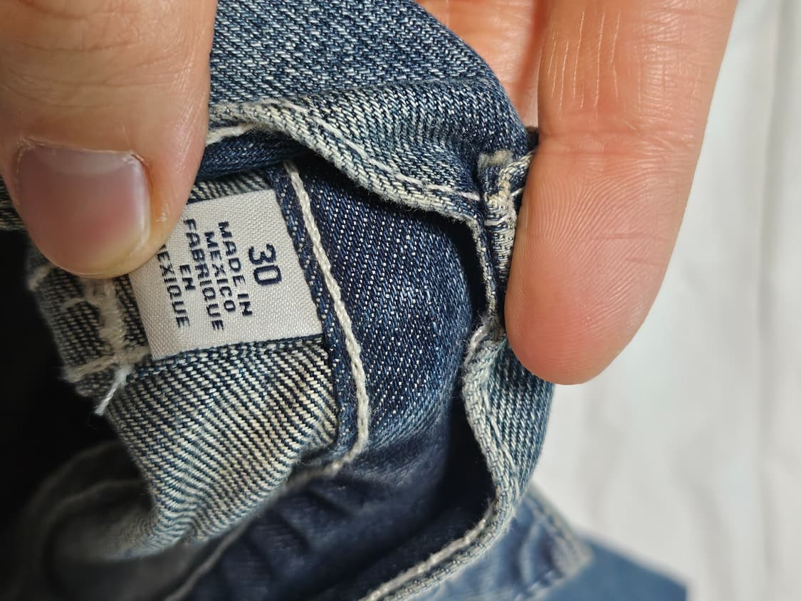 트루릴리전 스트레이트핏 중청 워싱 데님 진 30 상품이미지4