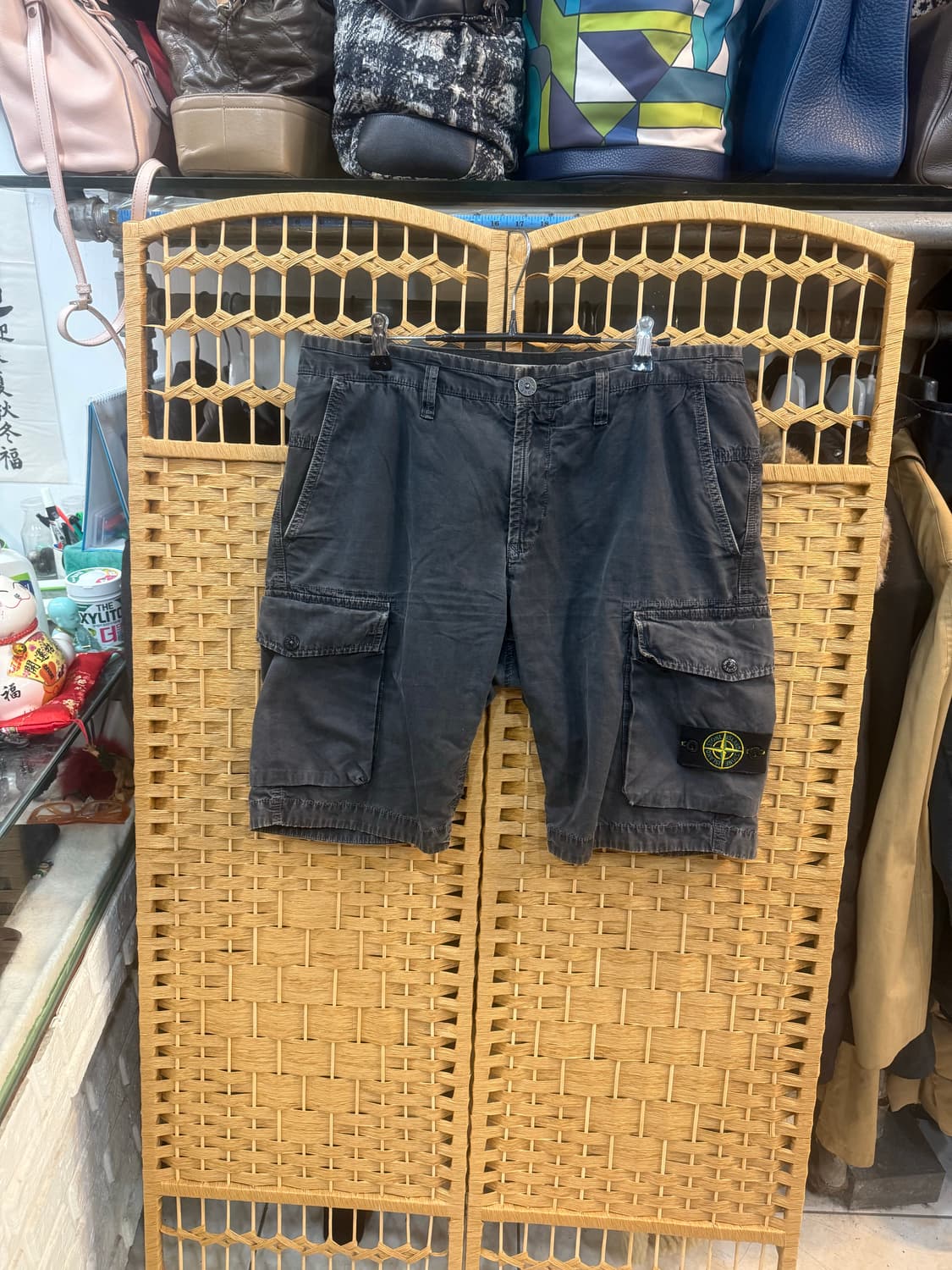 34-35/20ss 정품 스톤아일랜드 카고 반바지 팝니다 상품이미지1