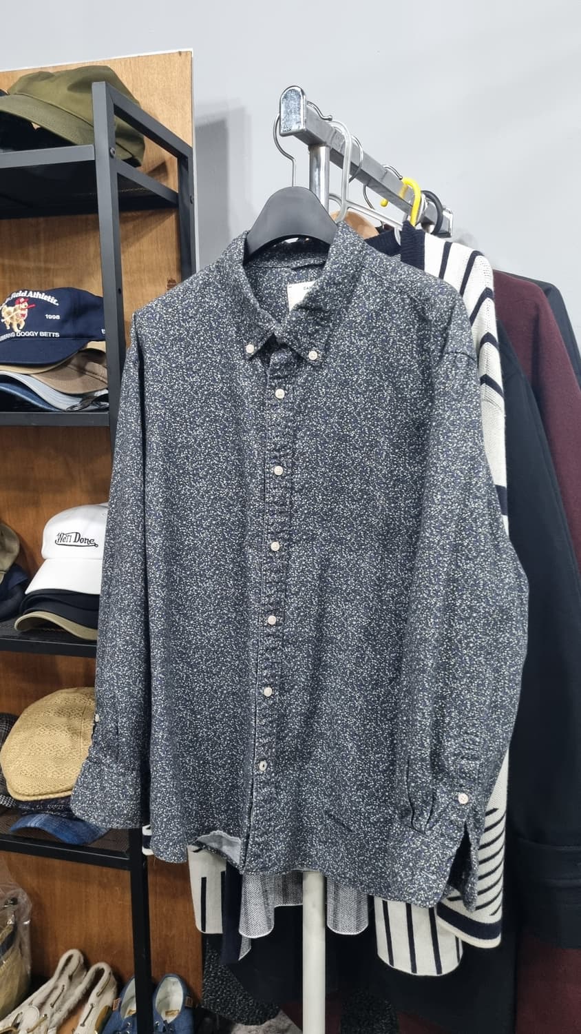 KOLON) 헨리 코튼 9부 가을셔츠 2xL(가슴단면55) 상품이미지1