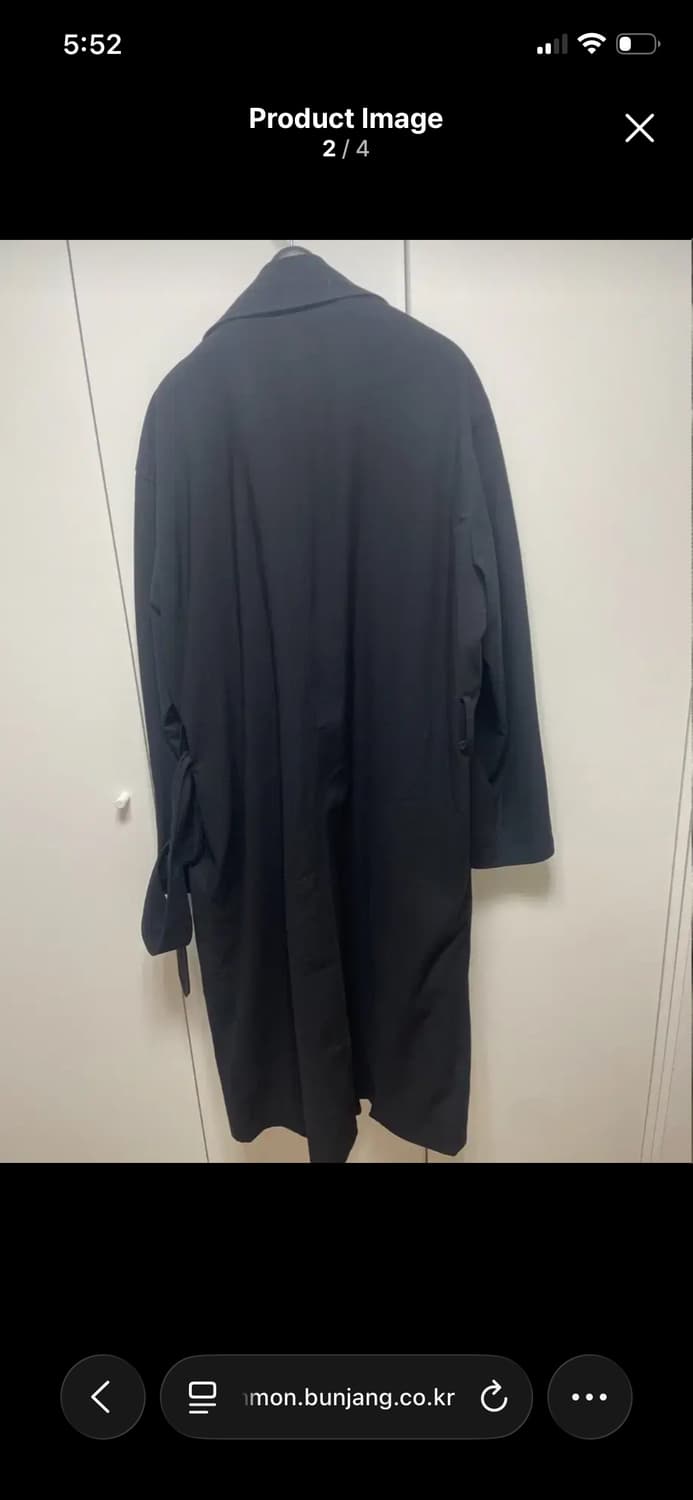 Andew Oversized Unisex Trench Coat 상품이미지2