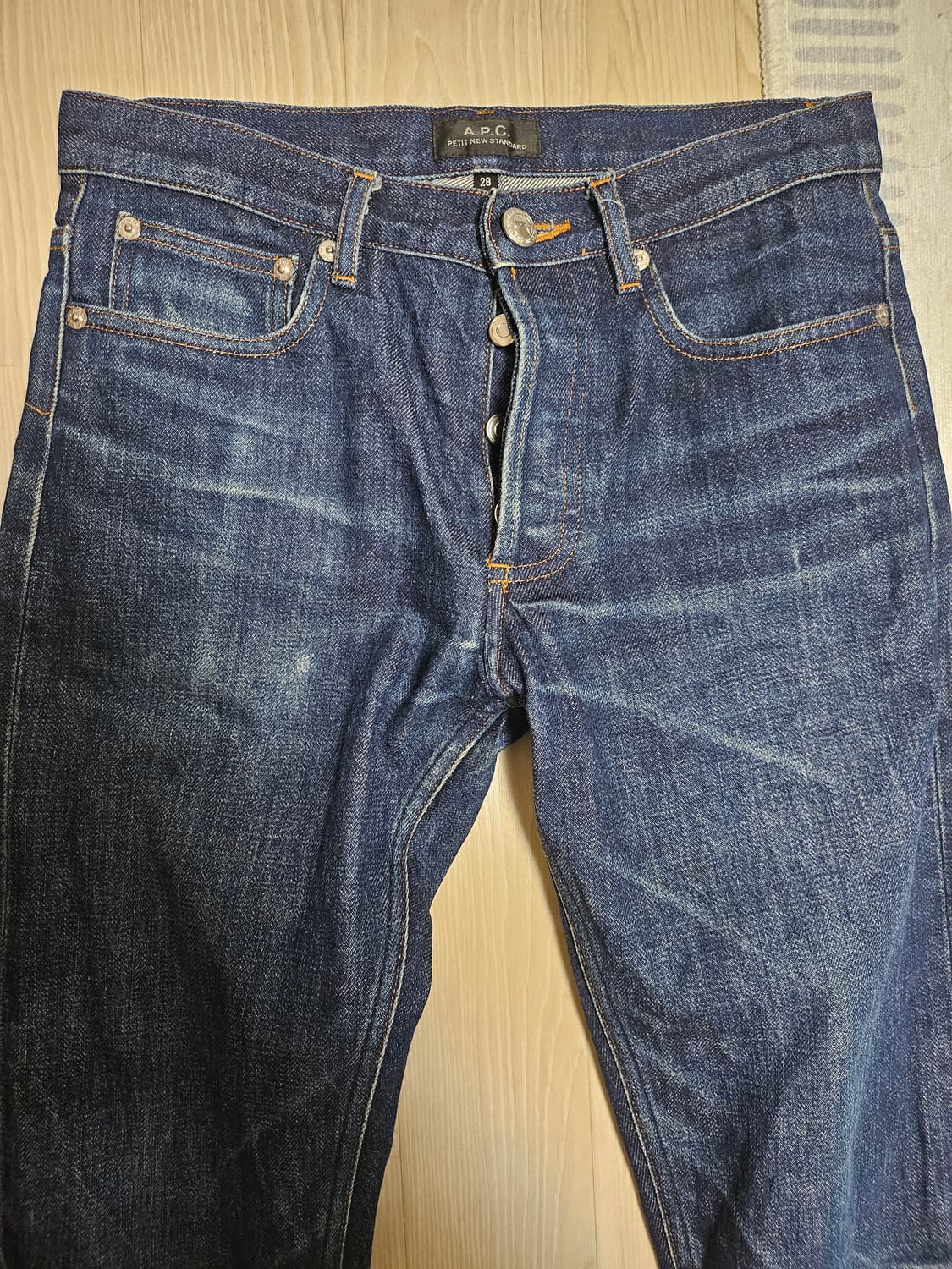 아페쎄 쁘띠 뉴 스탠다드 셀비지 데님팬츠28 상품이미지2