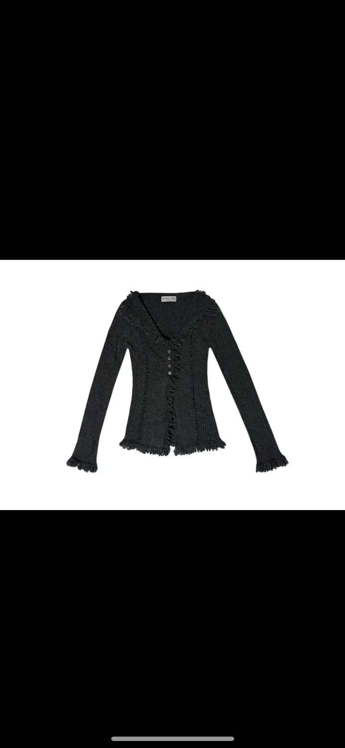 뉴얼린 보헤미안 태슬 니트 가디건  상품이미지1
