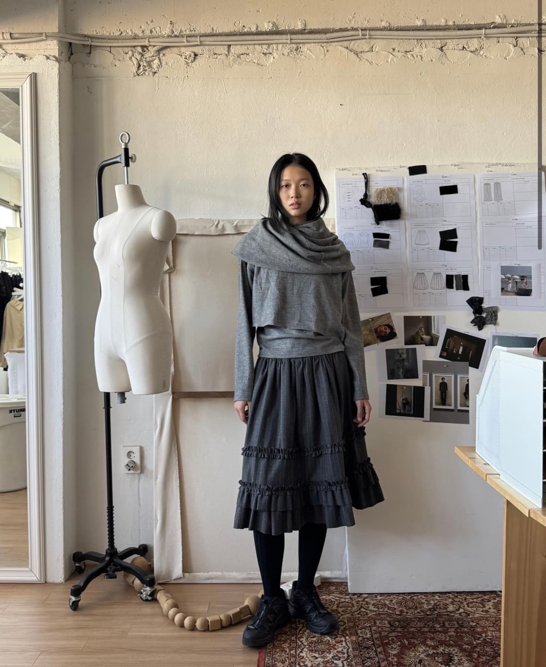 생긴스튜디오 스커트 상품이미지2