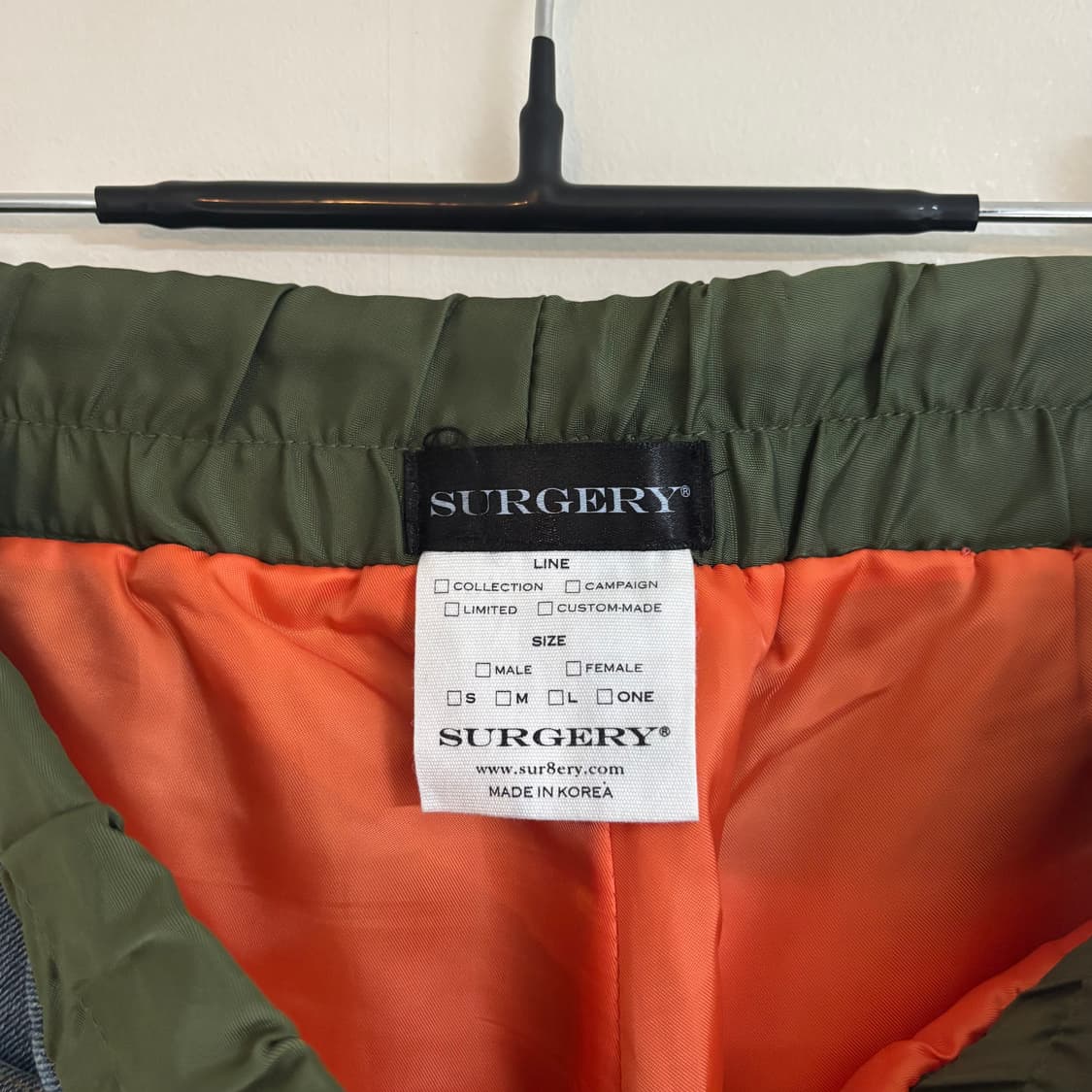 SURGERY 패치워크 팬츠 상품이미지3