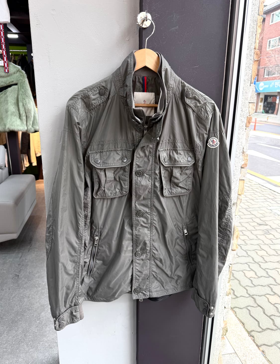 5/ 몽클레어 탄창포켓 나일론 바람막이 자켓 상품이미지3