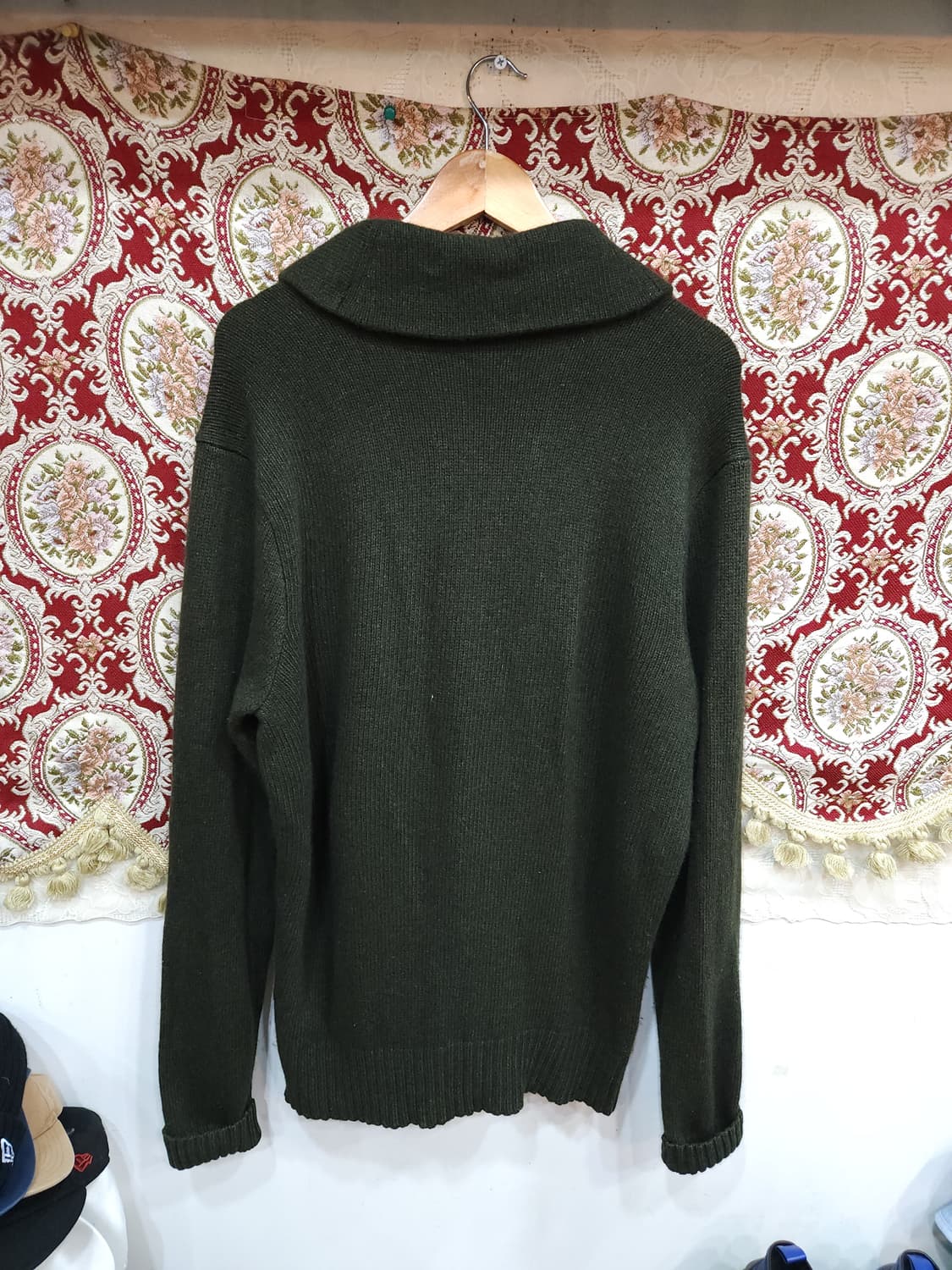 폴로 랄프로렌 00s 캐시미어 울 숄카라 가디건
​
 상품이미지7