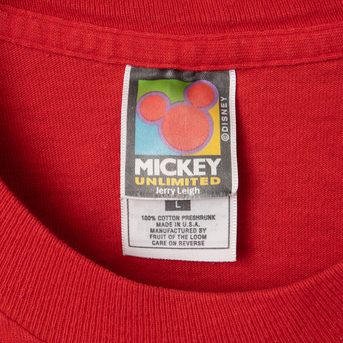 [95] 90s 디즈니 미키마우스 싱글스티치 수소봉제 티셔츠  상품이미지7