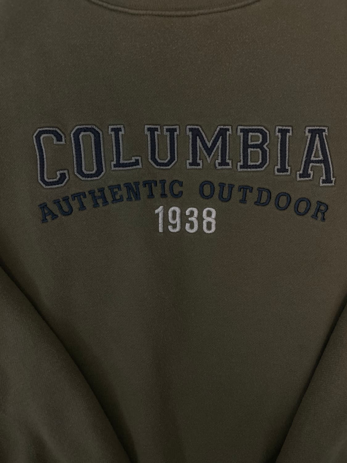 콜럼비아(columbia) 오버핏 맨투맨 카키 상품이미지2