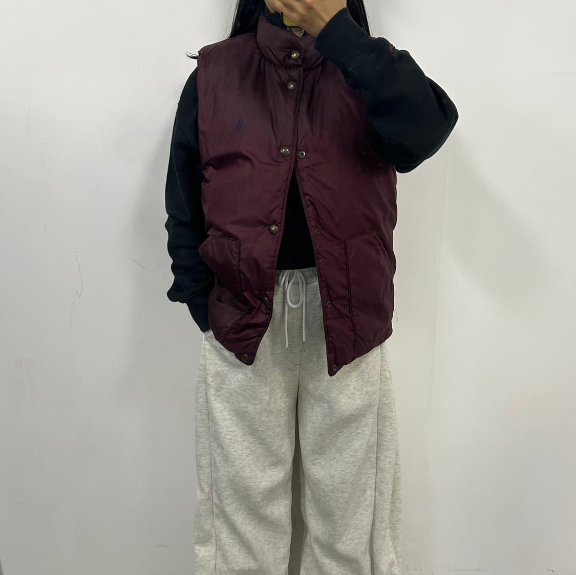 폴로 리버시블 패딩 조끼[1665] 상품이미지3