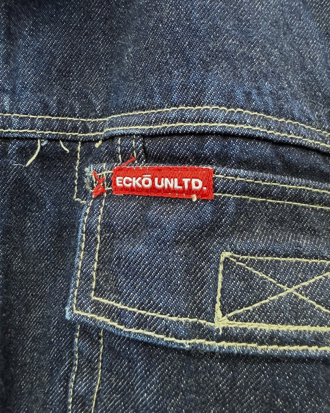  에코 Ecko Unltd 00s 인디고 데님 트러커 자켓 상품이미지7