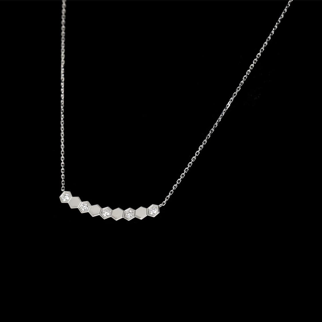 쇼메 비 드 쇼메 비마이러브 다이아 목걸이 세미 파베 네크리스 08398 상품이미지4