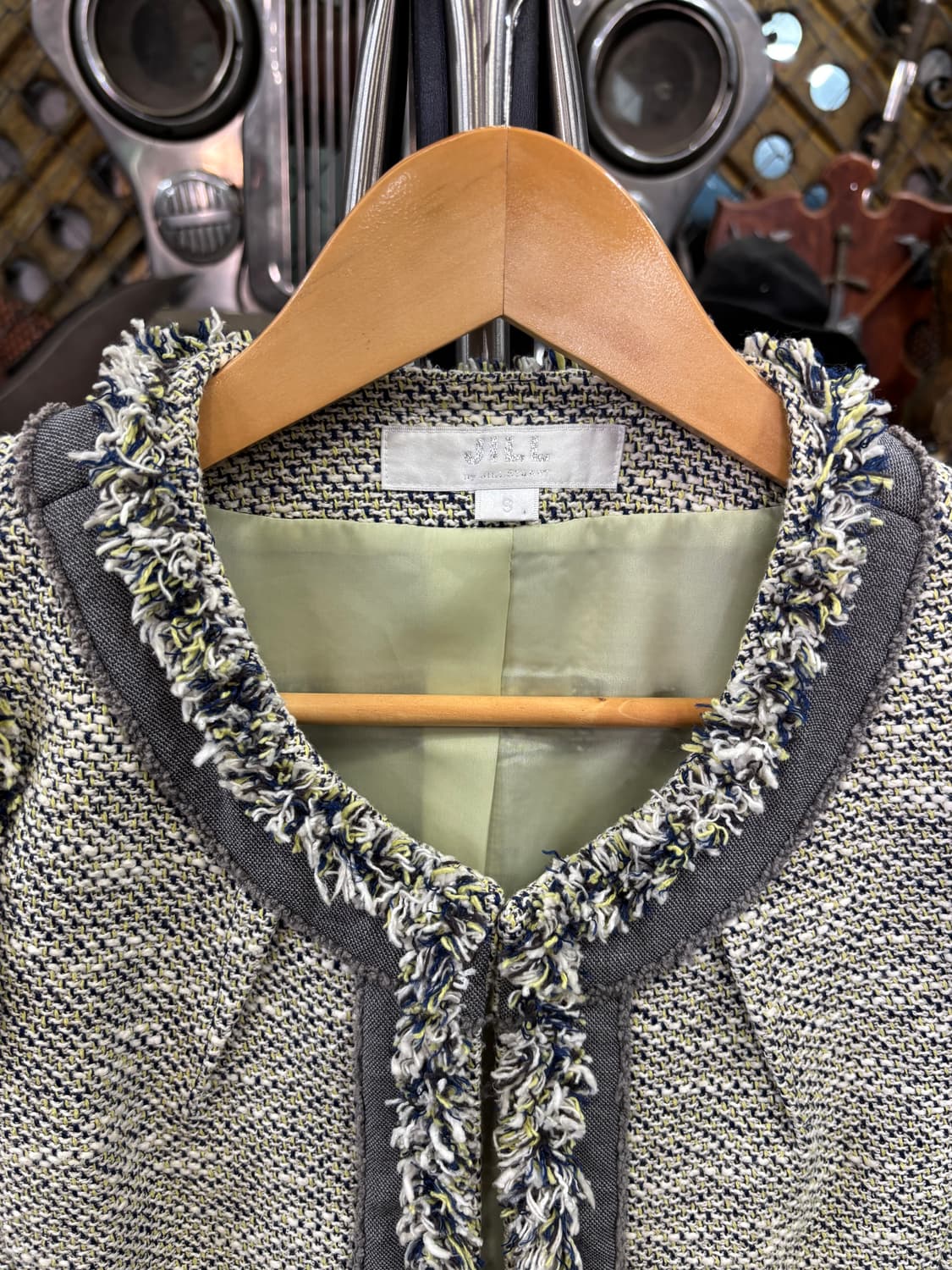 질바이질스튜어트 프린지 트위드 자켓 상품이미지2