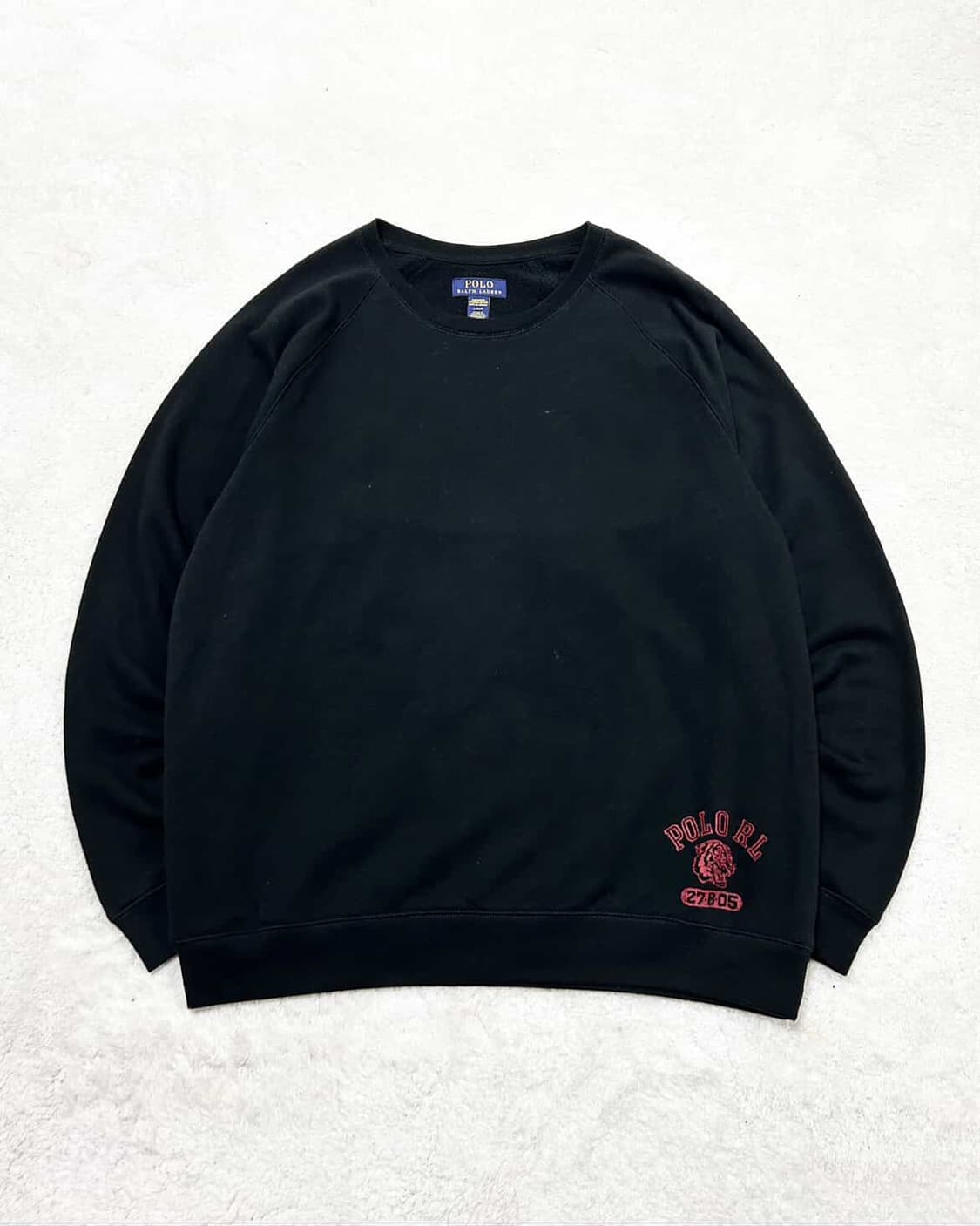 폴로 블랙 슬리브 맨투맨 상품이미지5