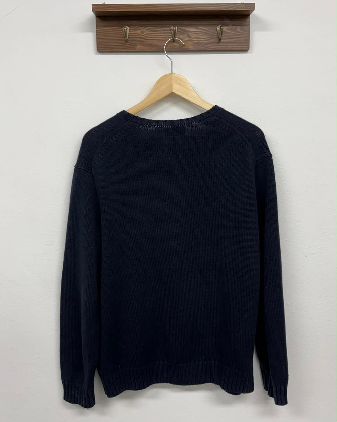 [L] 폴로 랄프로렌 성조기 네이비 코튼 니트 스웨터 상품이미지2