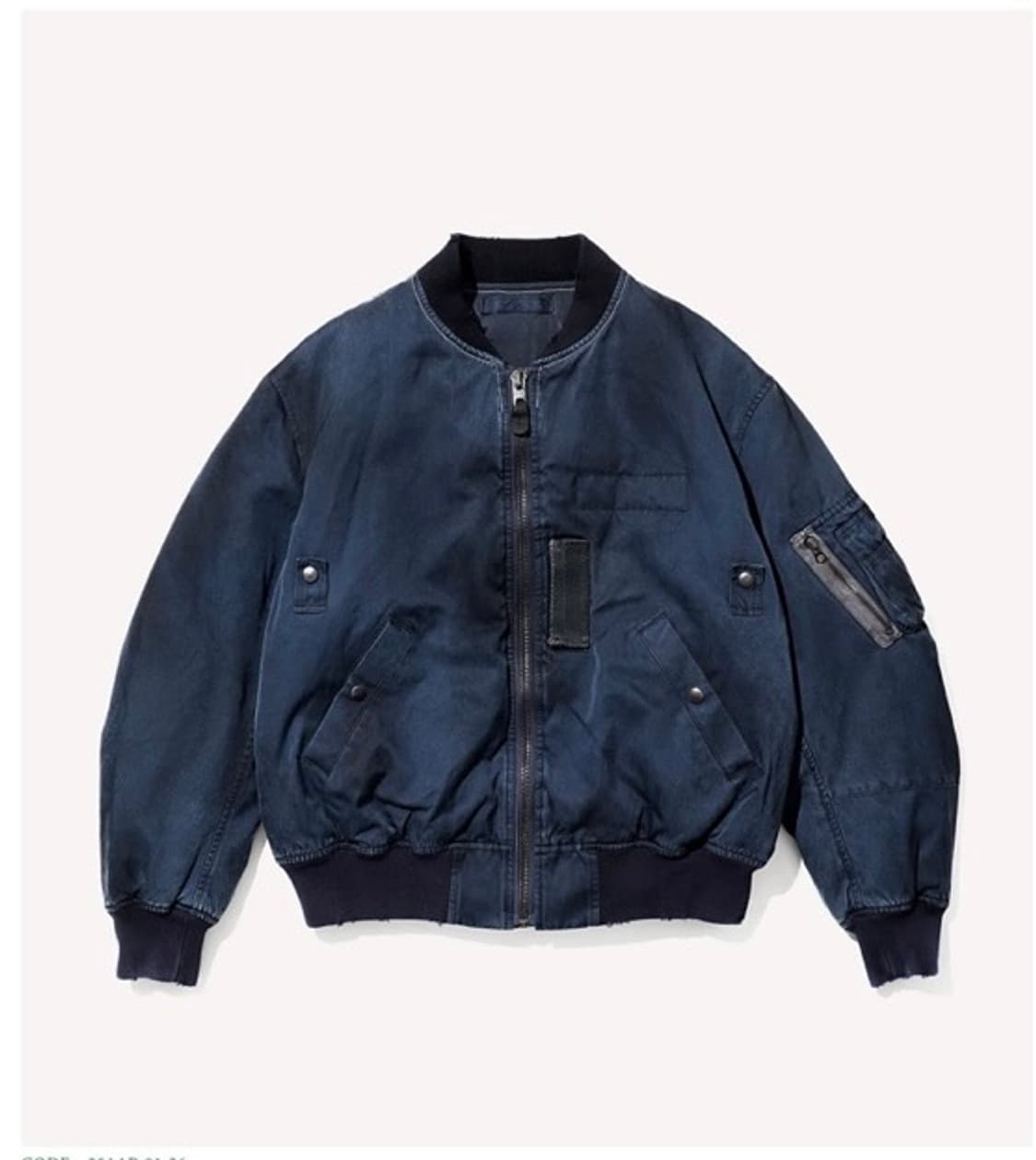 25AW Vintage Silk Flight Jacket 상품이미지1