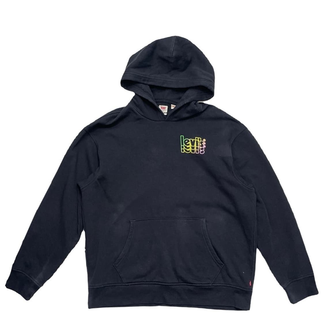 LEVI'S 로고 후드티 블랙 L 상품이미지1
