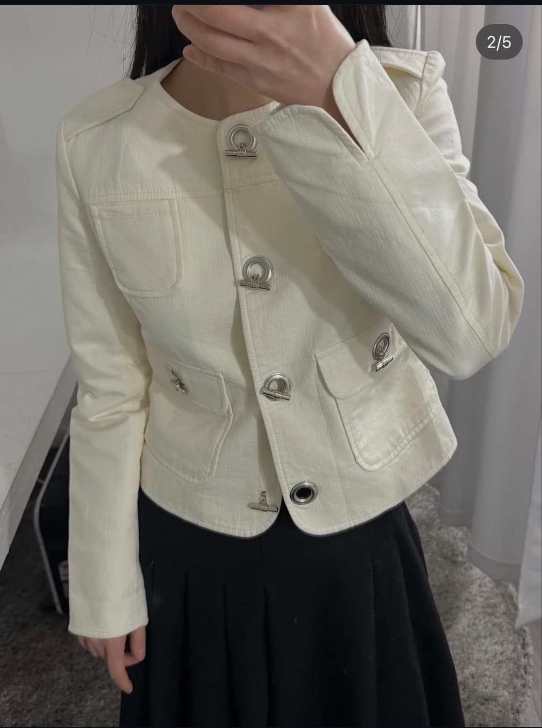 scot club design cotton jacket 상품이미지3