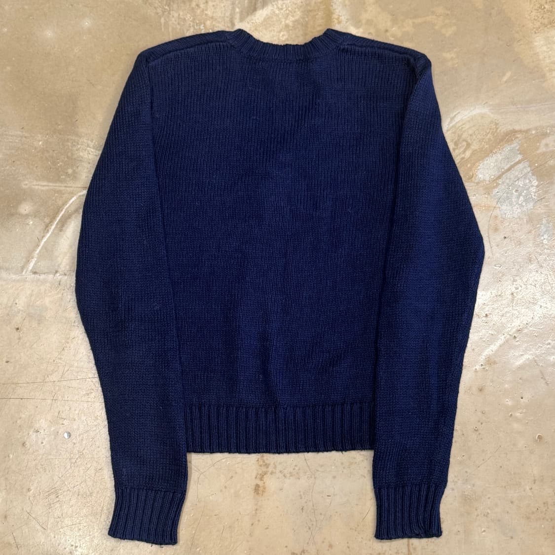 S 폴로랄프로렌 스포츠 여성용 네이비 브이넥 니트 상품이미지3