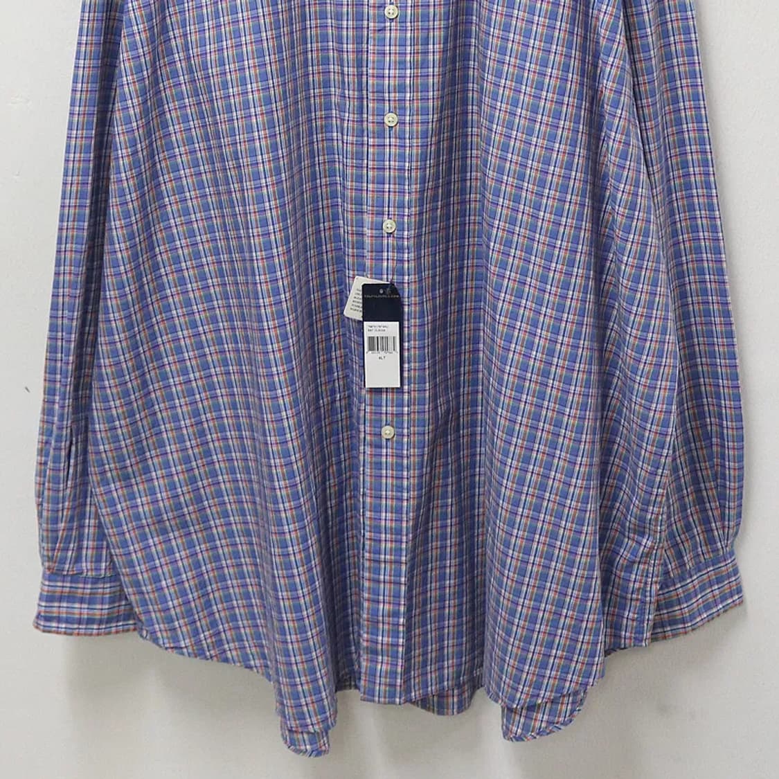 [미사용품] 폴로 랄프로렌 체크 카라 셔츠 66112 상품이미지4