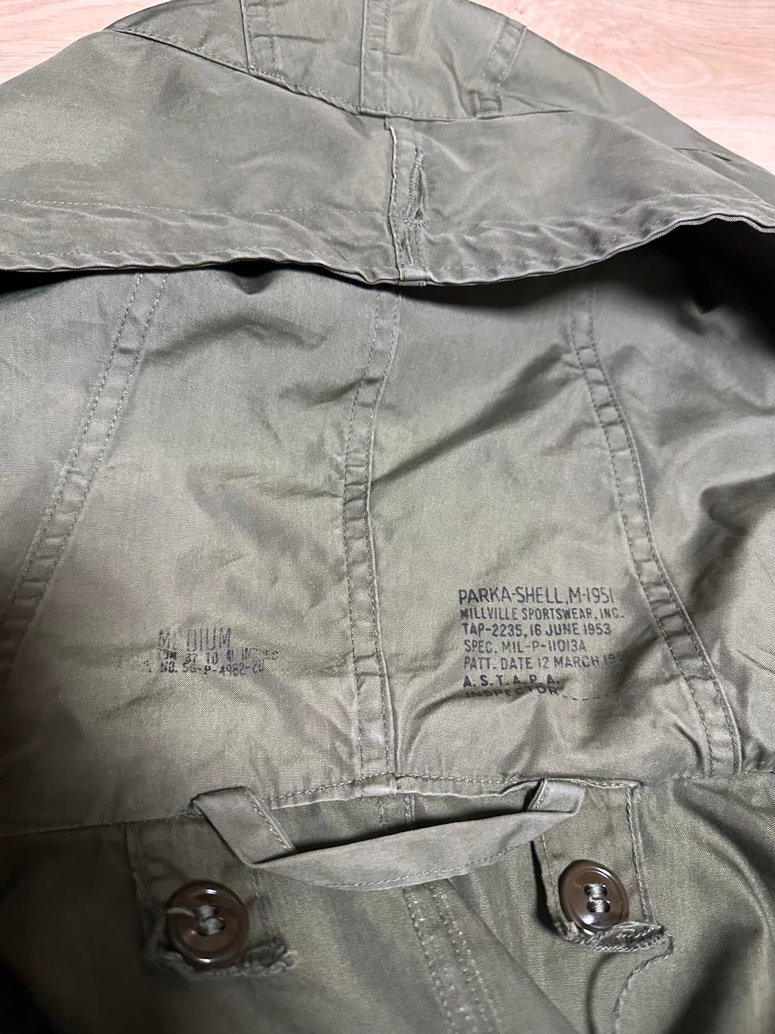 50s 오리지날 m51 파카 상품이미지10