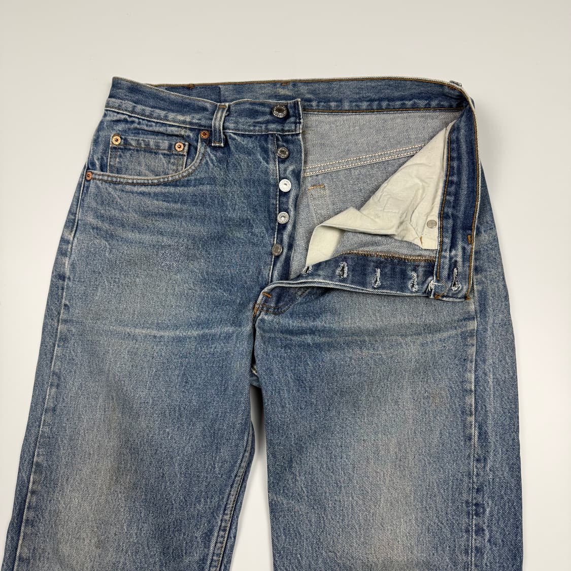 (31) 90s USA Made 리바이스 501 데님 팬츠 상품이미지5