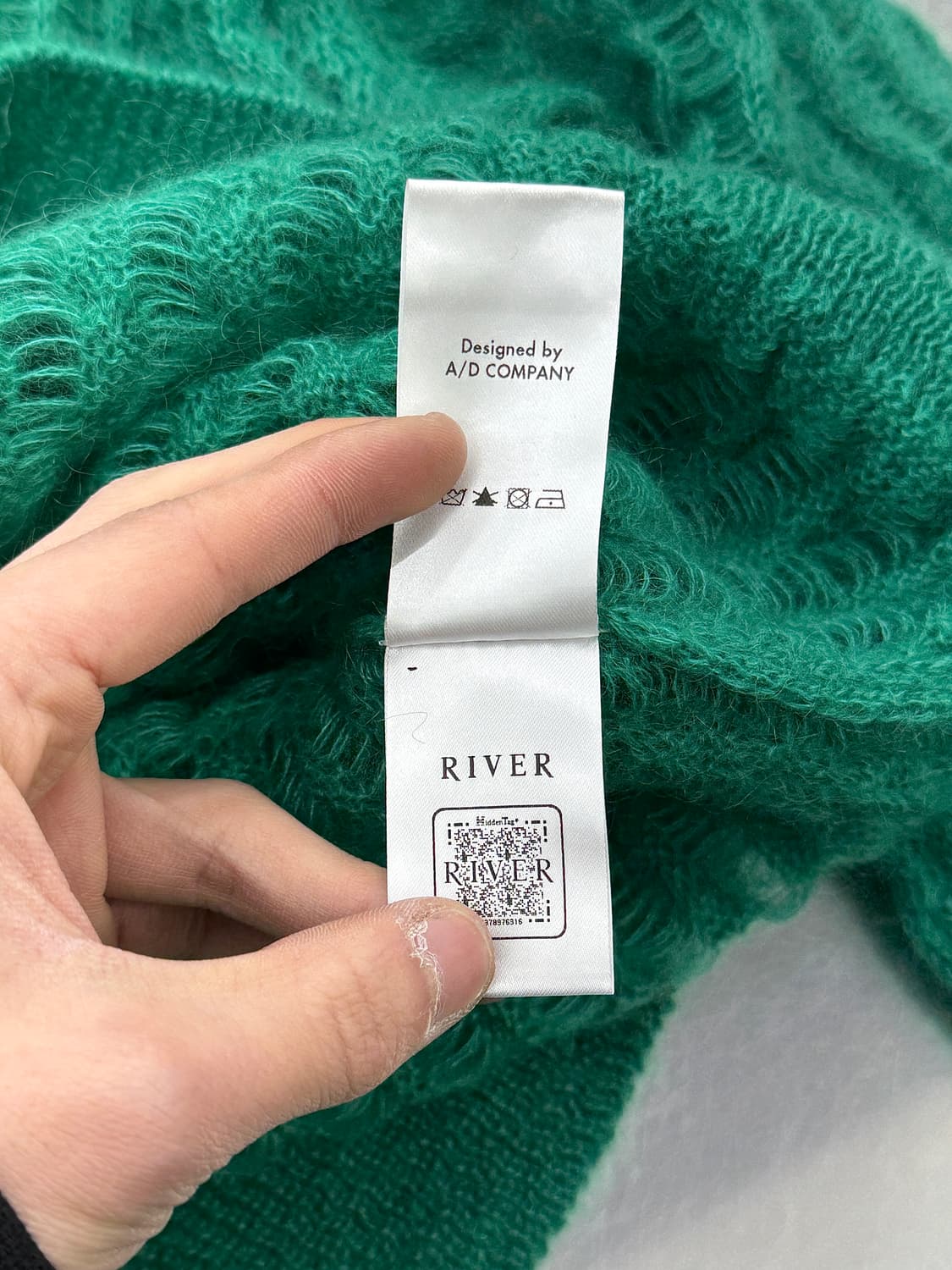 리버 그린 로드리 네트 시스루 니트 스웨터 상품이미지9