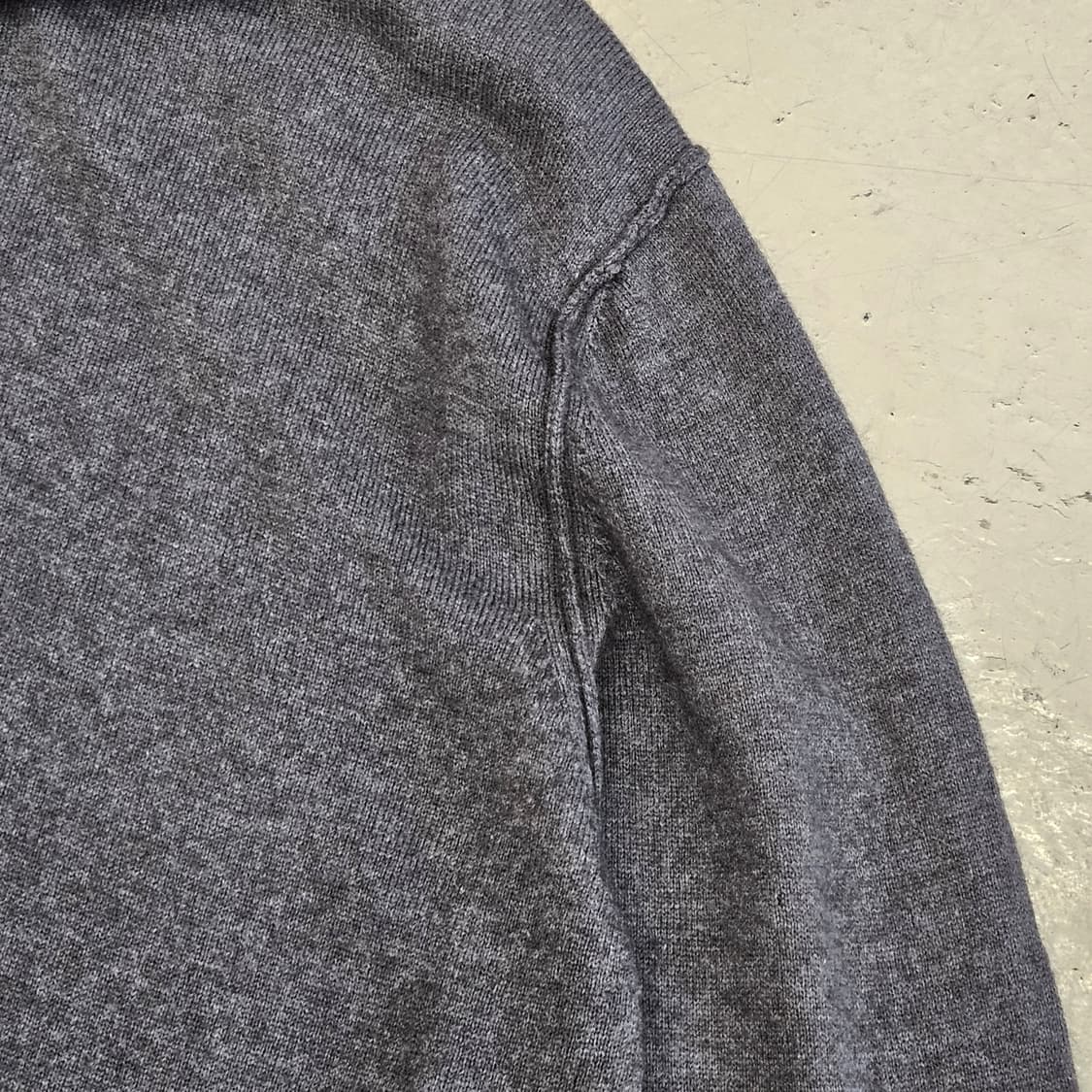 Zegna sport 제냐 스포츠 울 니트 반집업 M~L 상품이미지8