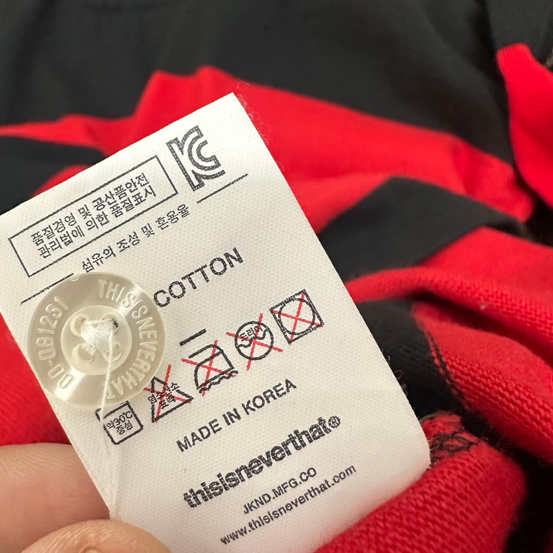 디스이즈내버뎃 스트라이프 럭비티셔츠 S 상품이미지9