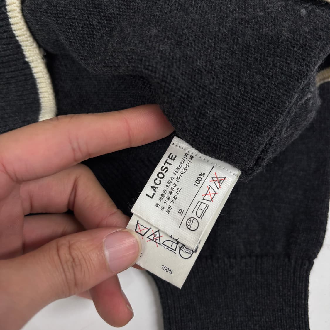 라코스테 카라넥 니트 상품이미지7