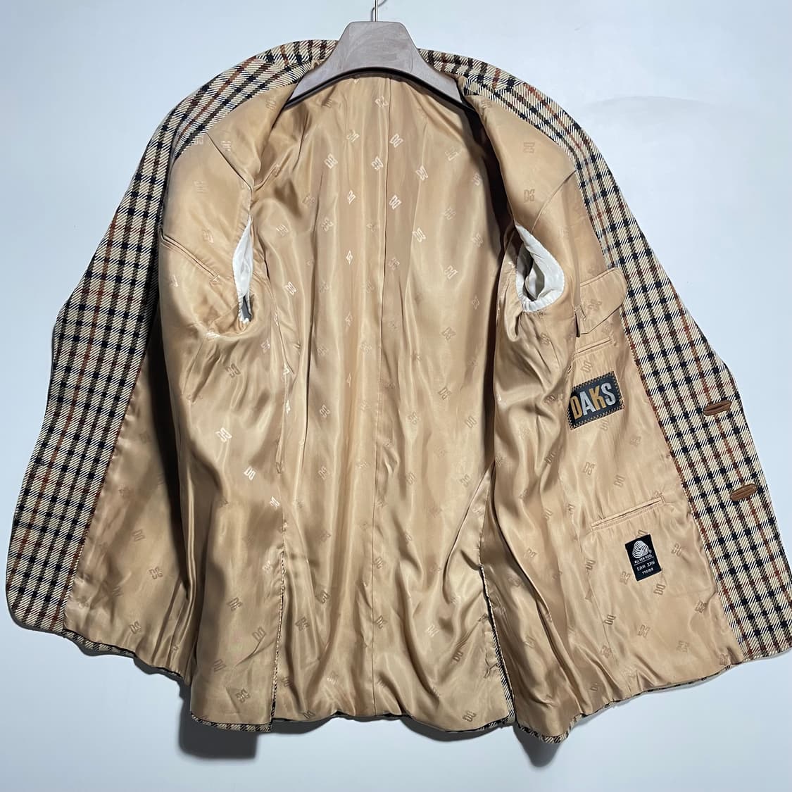 닥스 체크 패턴 울 자켓 블레이저 상품이미지4