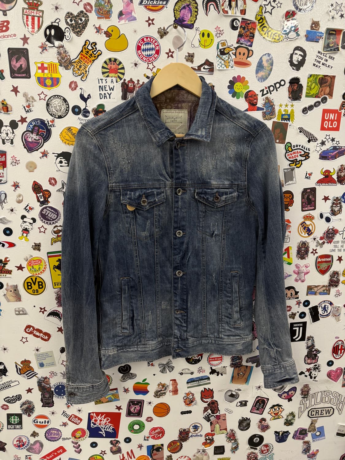 Buckaroo 버커루 백 프린팅 데님 청자켓 M 상품이미지2