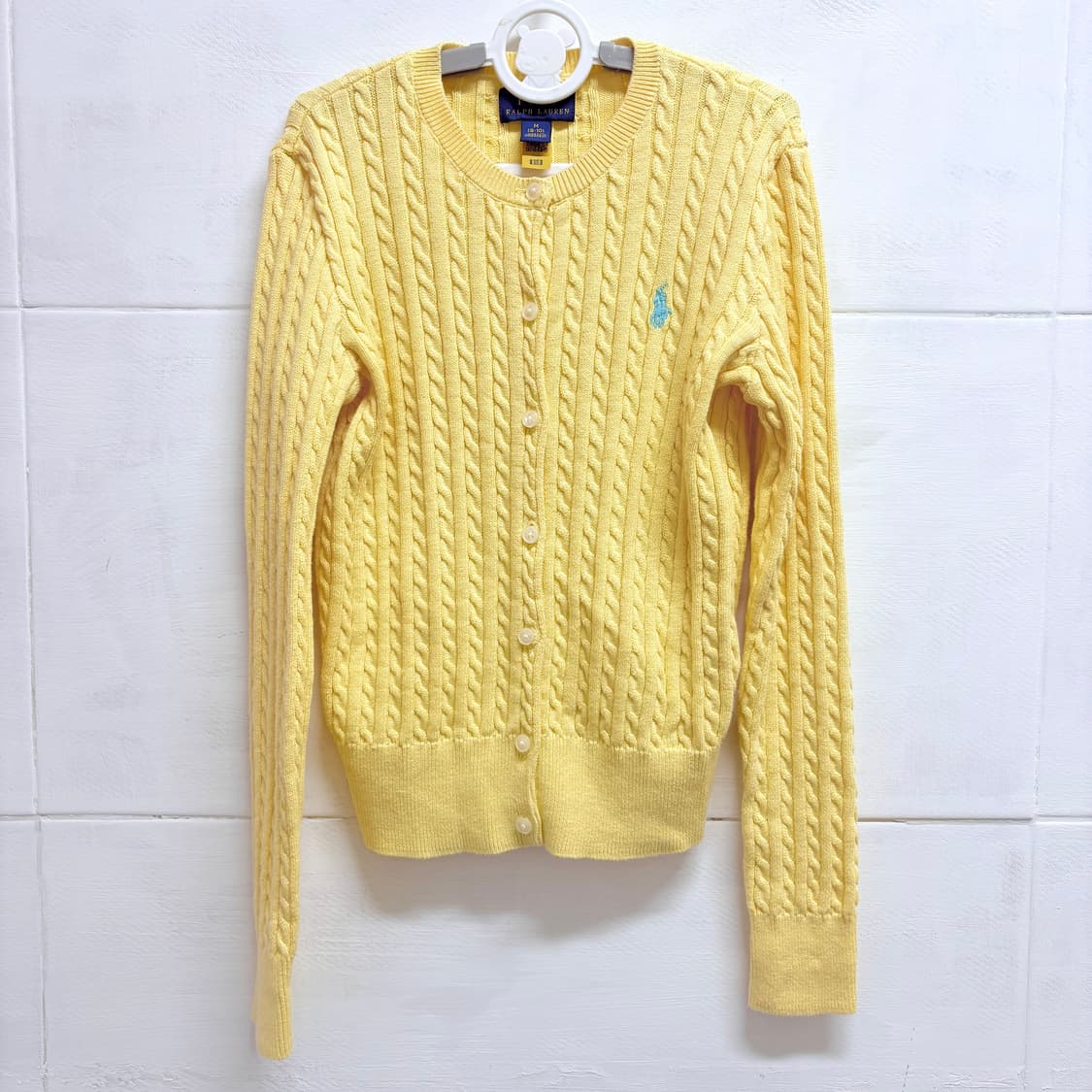 POLO 폴로 꽈배기 니트 가디건 키즈 M(8-10세) 상품이미지1