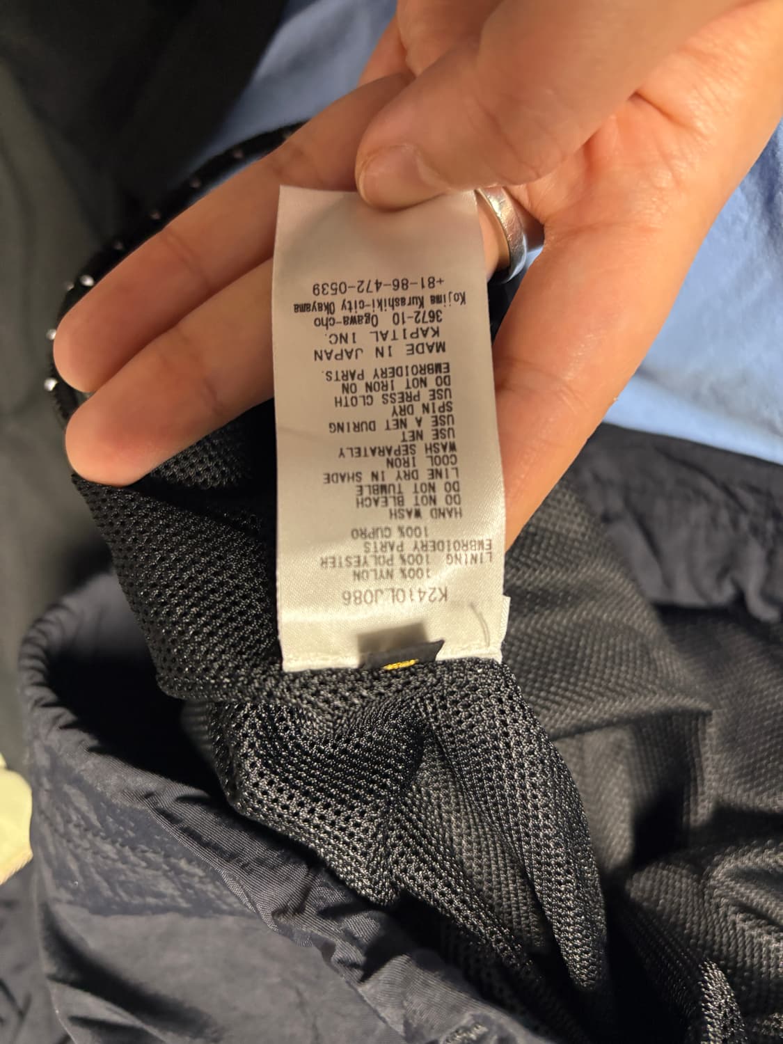 캐피탈 플라워 아노락 블랙민트 상품이미지6